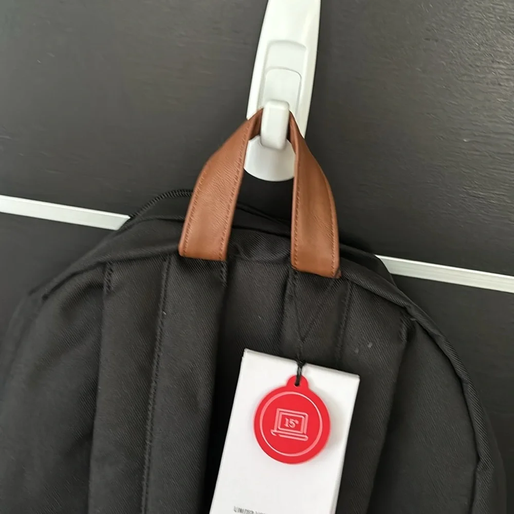 Herschel Black and Tan Heritage Backpack 21.5L